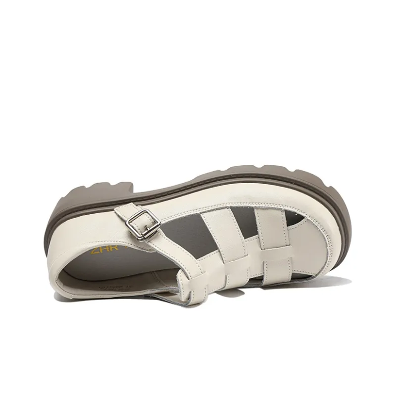 ZHR Pig Cage Shoes Platform Shoes Women's-4
