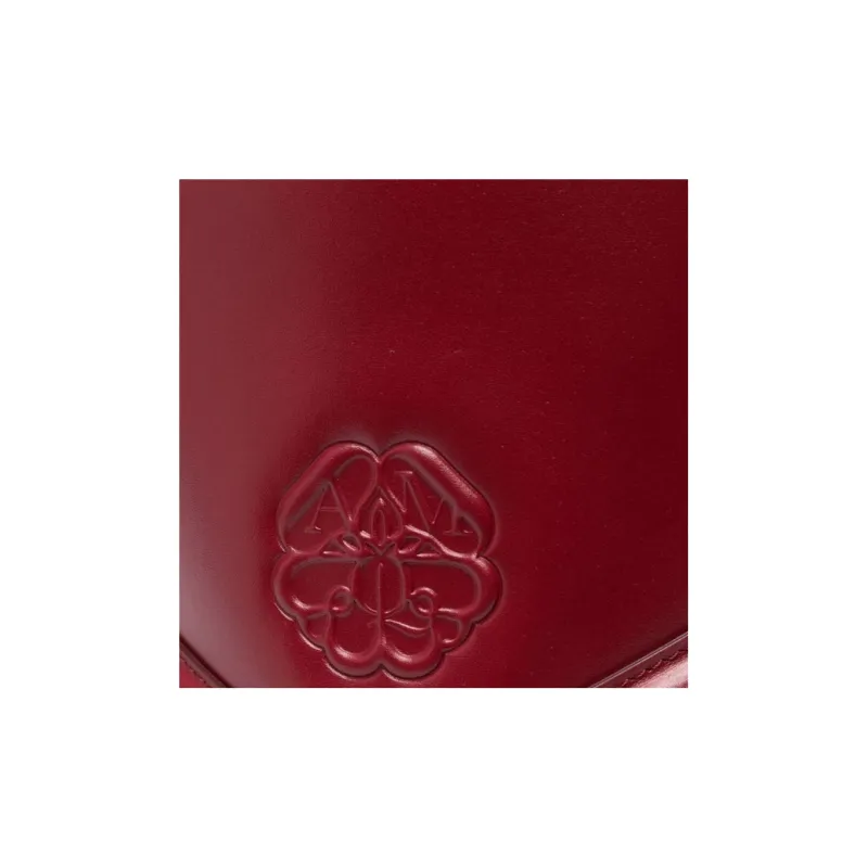 Alexander McQueen Cow Leather Bucket Bag Women's Deep Red-2