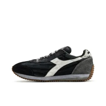 Diadora Equipe H Low Top Casual Running Shoes Unisex Black Gray