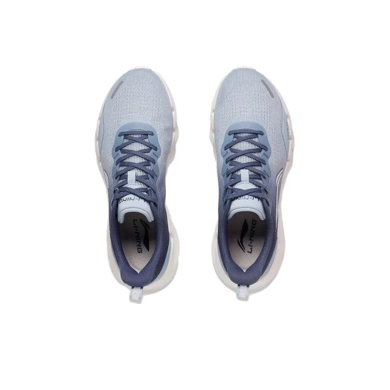 LiNing Spirituality Anti-Slip And Wear-Resistant Support Low-Top Running Shoes Men's Celestial Blue-3