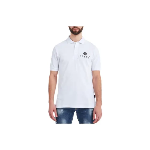 PHILIPP PLEIN Polo Shirts Men White