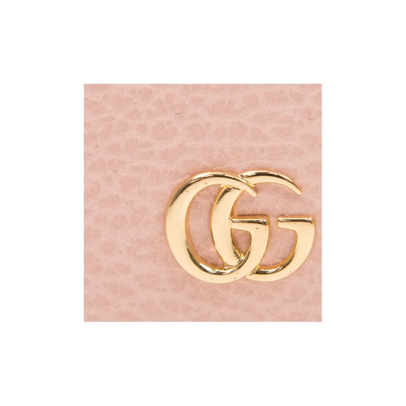 GUCCI Marmont Leather Wallets Shoulder Bag Crossbody Bag Women's Pink-5