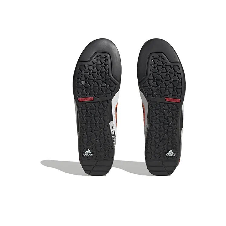 Adidas Terrex Swift Anti-Slip Wear-Resistant Low-Top Hiking Shoes Unisex Orange Black-5