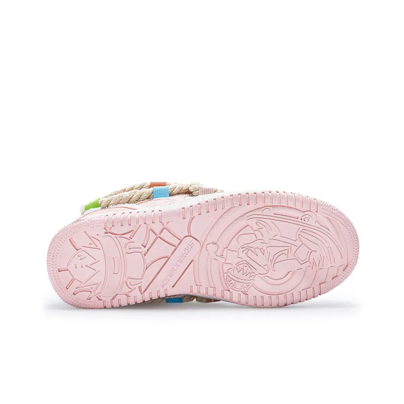 SENGUOGUO Skateboard Shoes For Summer Unisex Pink-5