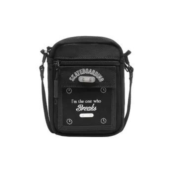 LiNing Skateboard Cotton Shoulder Bag Crossbody Bag Regular Unisex Black