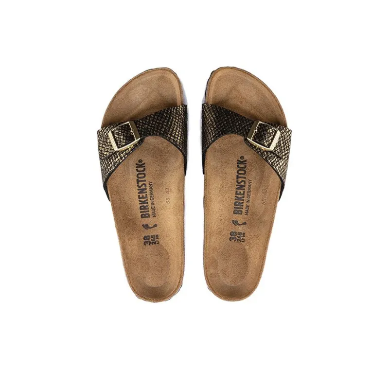 Birkenstock Madrid Narrow Fit Sandals 'Brown Python' Women's-3