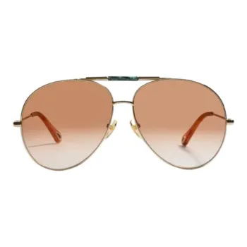 Chloe Aviator Sunglasses Women's Silver