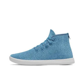 Allbirds Tree Toppers Slip-Resistant Cushioning High-Top Skateboard Shoes Men's Tide Blue
