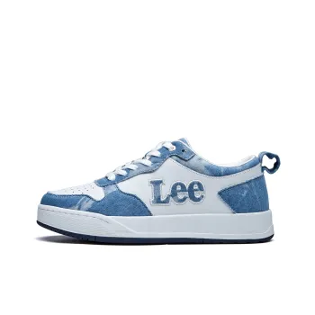 Lee Breathable Height Increasing Low Top Skateboard Shoes Men's Blue