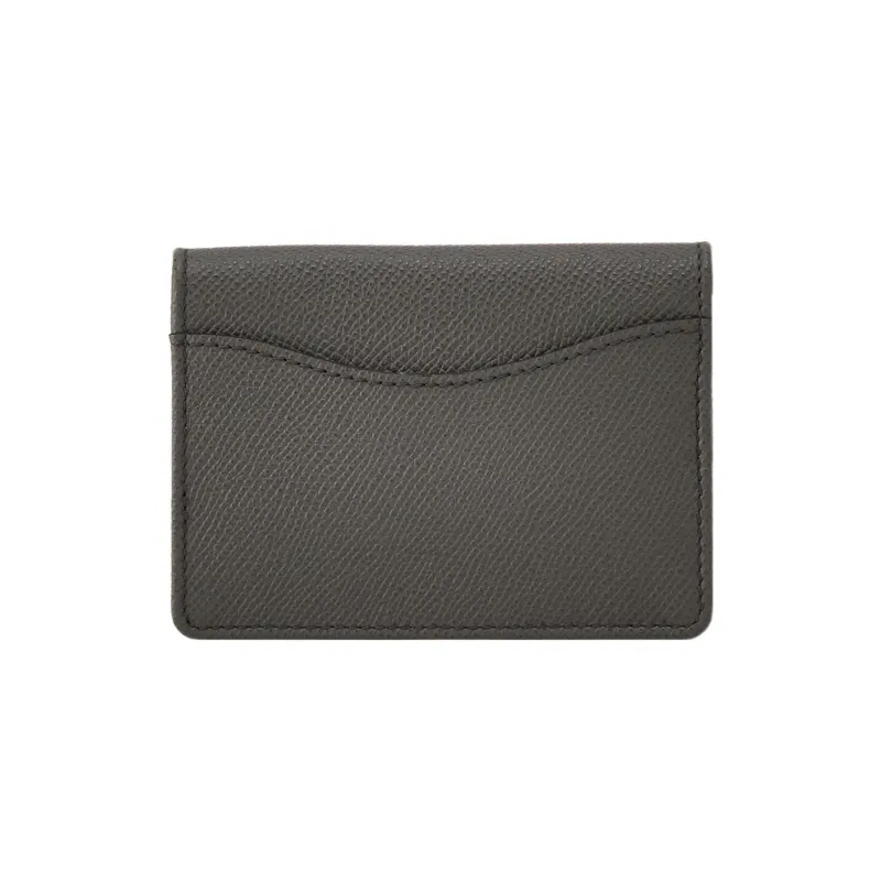 Ferragamo Gancini Clip Coin Pouch Grey-2