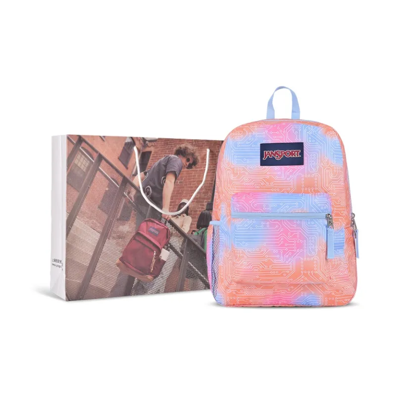 JanSport Fabric Backpack Medium Size Unisex Gradient Network-6