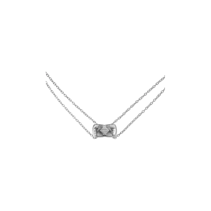 CHANEL 18K White Gold Necklaces Unisex-1