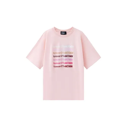 FOREVER 21 T-Shirts Women's Light Pink