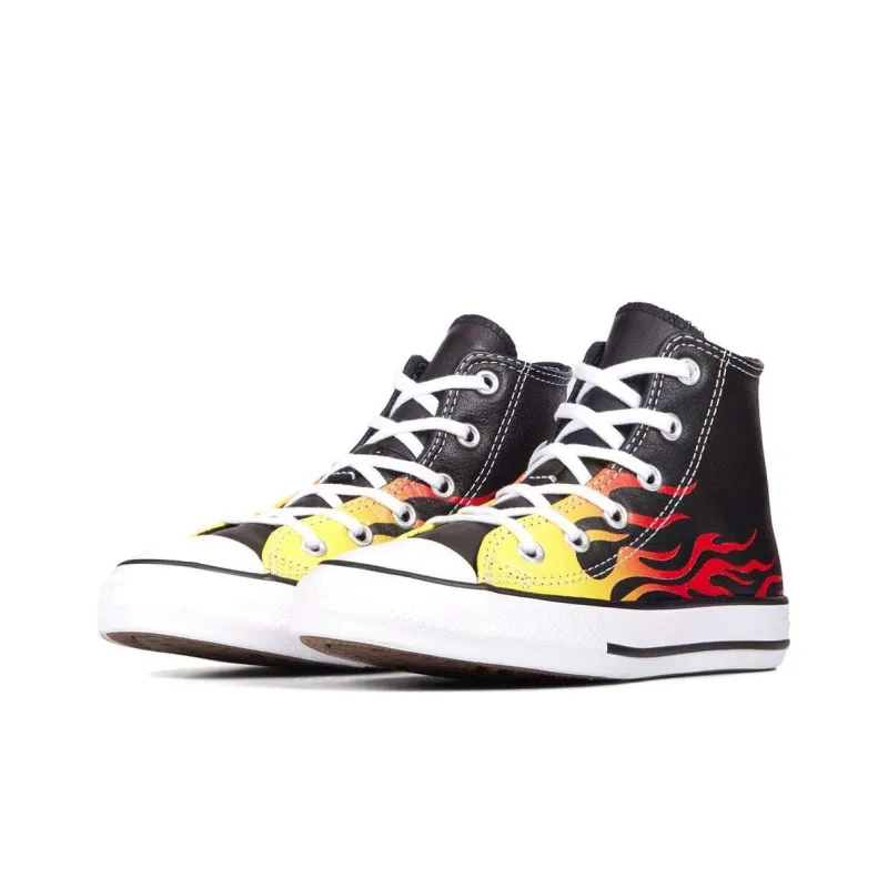Converse Chuck Taylor All Star Flame Nero Mod 'Black Red'-1