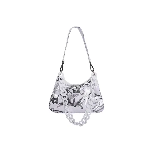 REBIRTH Paper Crossbody Shoulder Bag Handheld Shoulder Bag Small Size Women's White