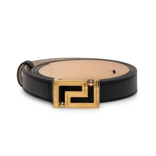 VERSACE Greca Goddess Logo-Engraved Belt