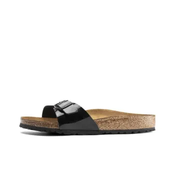 Birkenstock Slide Slippers Women's Black Narrow Fit
