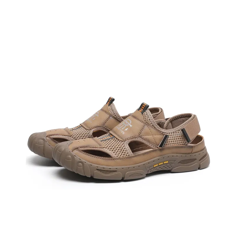 TRUMPPIPE Stylish Sandals Men's Khaki-3
