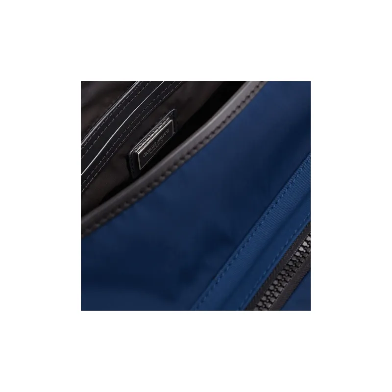 GIORGIO ARMANI Polyester Messenger Bag Shoulder Bag Crossbody Bag Men's Blue-4