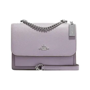 COACH Klare Leather Envelope Bag, Crossbody Bag, Shoulder Bag Trumpets Women's Purple