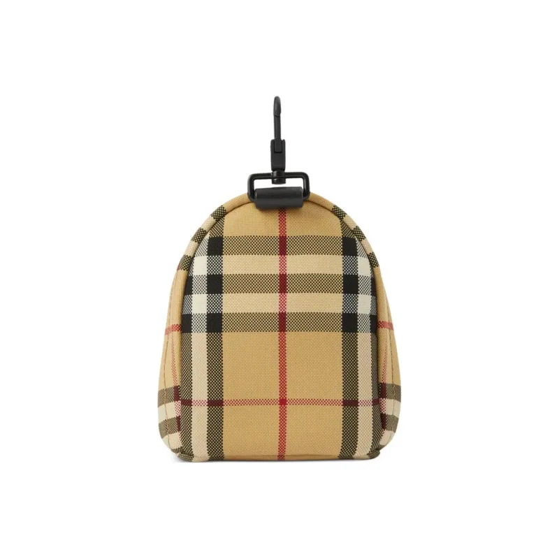 Burberry Vintage Polyamidoamine Key Charm Bag Merchandise Men's Beige-4