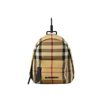 Burberry Vintage Polyamidoamine Key Charm Bag Merchandise Men's Beige