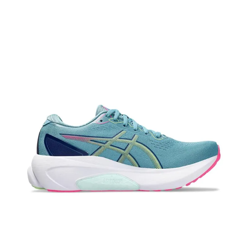 Asics Gel Kayano 30 Gris Blue Lime Green Pink Women's-1