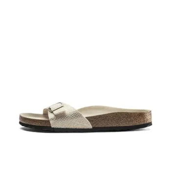 Birkenstock Madrid Narrow Fit Sandals 'Gold Python' Women's
