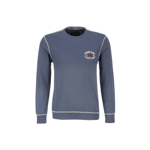 ARMANI JEANS Sweatshirts Men Blue