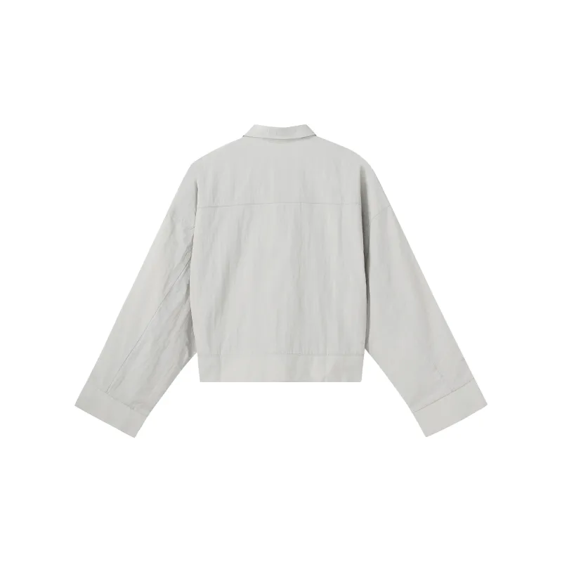 Nike Sportswear Essentials Series Cropped Coats Women's Limestone White-1