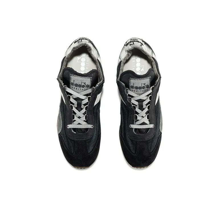 Diadora Equipe H Low Top Casual Running Shoes Unisex Black Gray-3