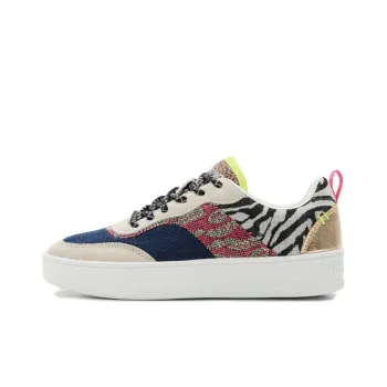 Desigual Stylish Skateboarding Shoes Women's White Blue