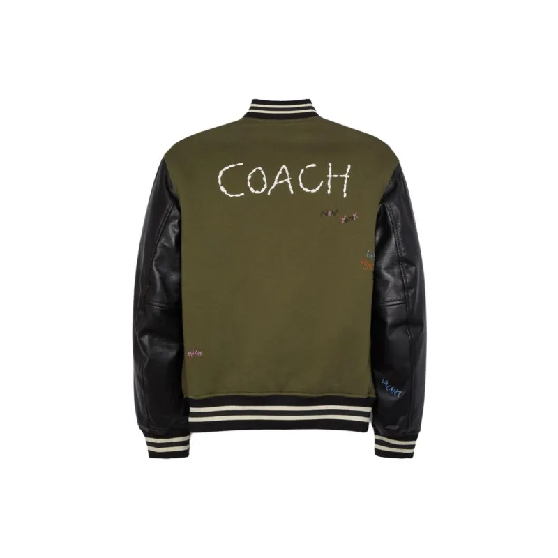 COACH Jackets Coats Men's Green-1