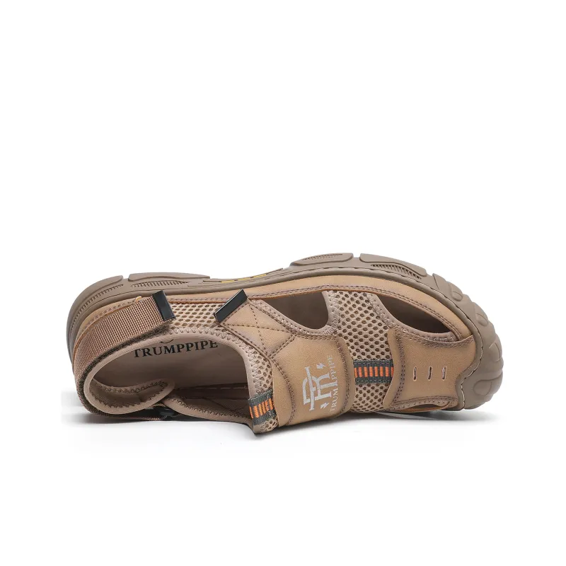 TRUMPPIPE Stylish Sandals Men's Khaki-2
