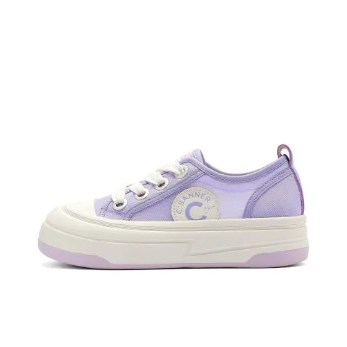 C°BANNER Skateboard Shoes Women's Low-Top Purple