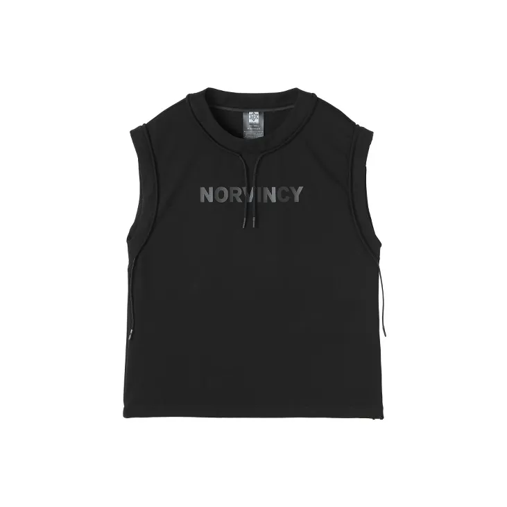 NORVINCY Comfortable And Breathable Sweat Wicking Necktie Tank Top Unisex-0