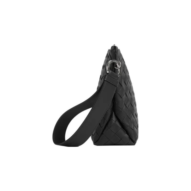 Bottega Veneta Cow Leather Toiletry Travel Bag Men's Black-1