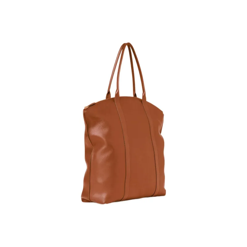 THE ROW Dante Leather Tote Bag Shopping Bag Handbag Extra Large Women's Brown-1