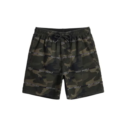 GAILANG Beach Shorts Men Olive Green