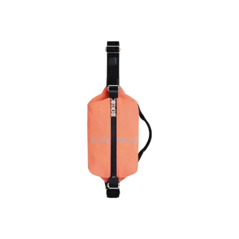 GIVENCHY G-Zip Spray Paint Denim With Cotton Sling Bags One Shoulder Crossbody Fanny Pack Men's Bright Orange