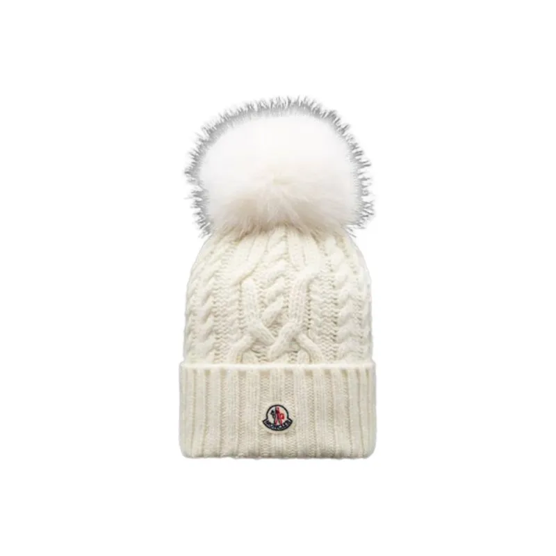 Moncler Cashmere Beanies Women's White-0