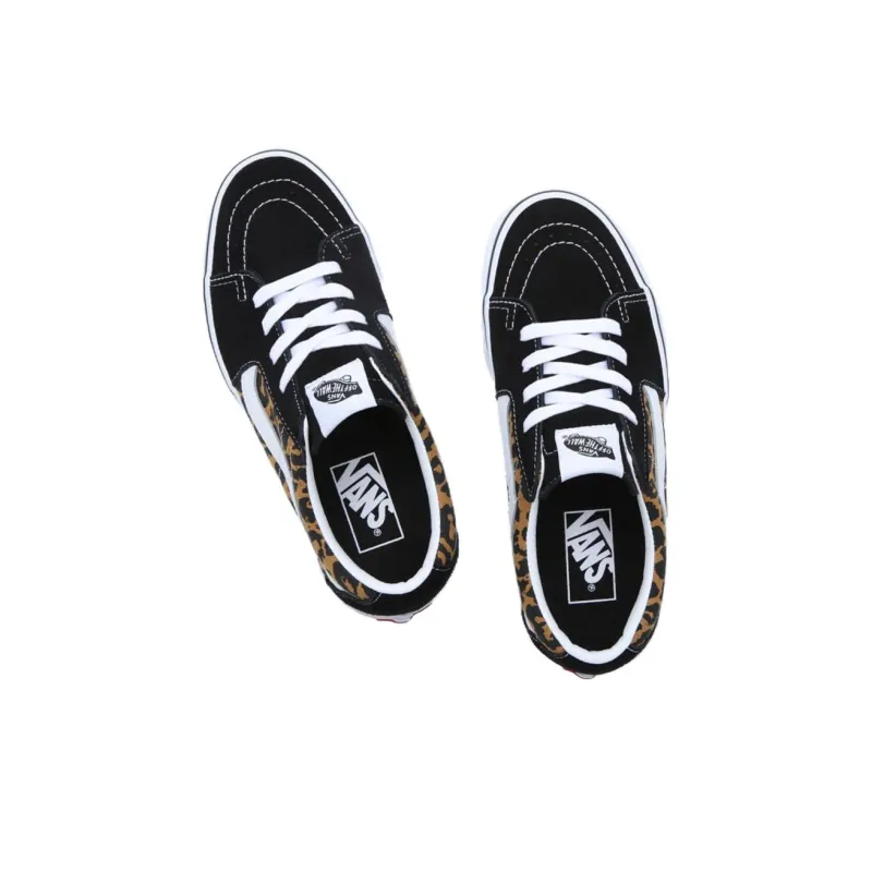 Vans Sk8 Low Leopard 'Black' Women's-3