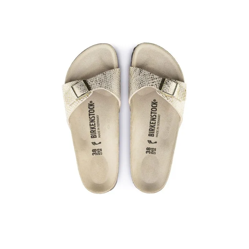 Birkenstock Madrid Narrow Fit Sandals 'Gold Python' Women's-3