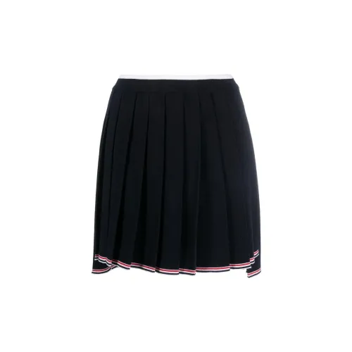 THOM BROWNE Full Needle Knitted Pleated Skirt