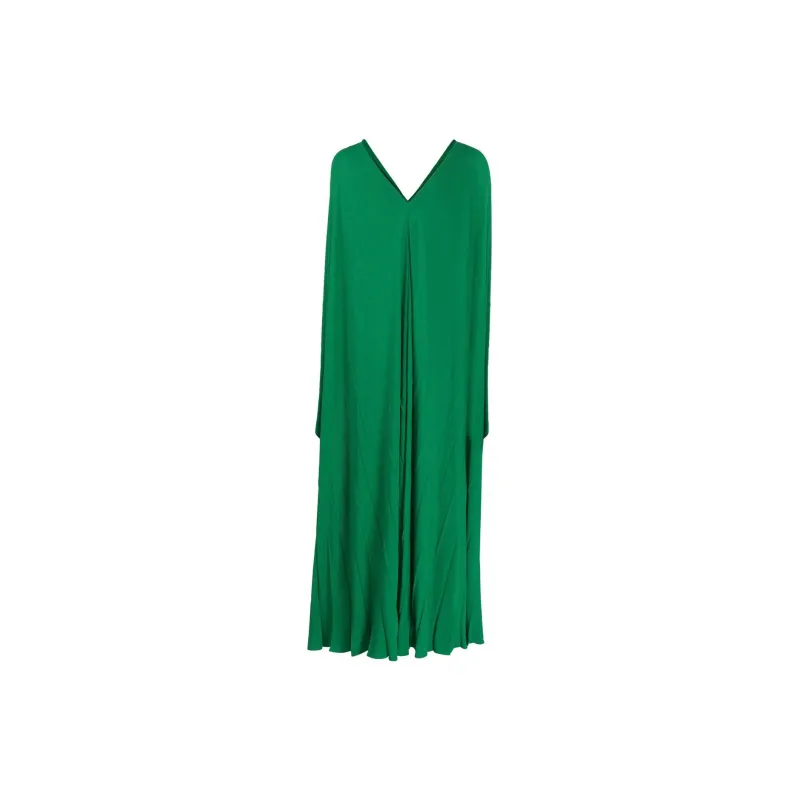 Valentino SS23 Long-Sleeved Dresses Women's Green-1