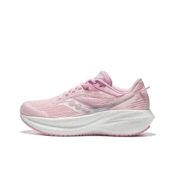 Saucony Triumph 21 Cushioning Lightweight Low Top Training Running Shoes Women's Pink