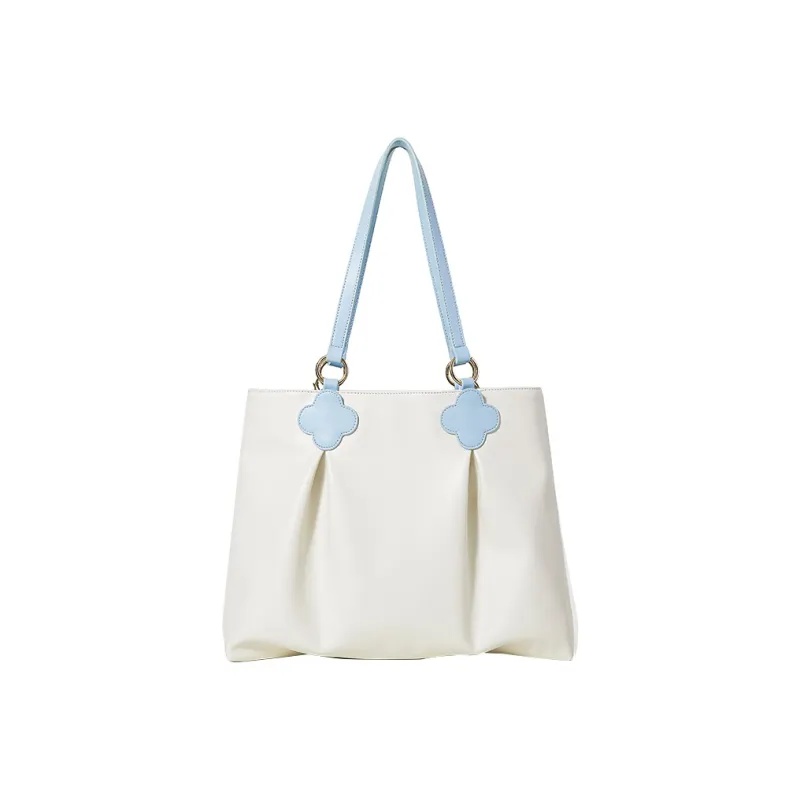 Miffy PU Tote Bag, Shopping Bag, Women's Bag, Shoulder Bag Women's White Blue/White-2