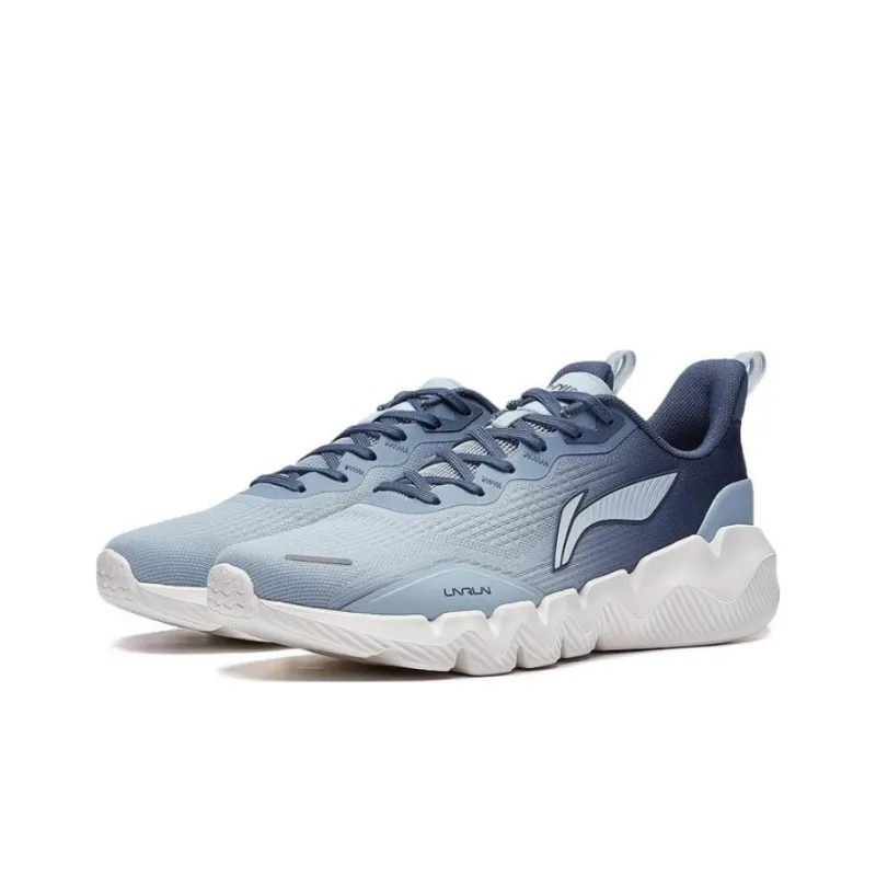 LiNing Spirituality Anti-Slip And Wear-Resistant Support Low-Top Running Shoes Men's Celestial Blue-2