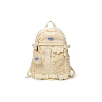 WINNER Polyester Backpack Large Size Unisex Ecru/Light Gray/Light Blue