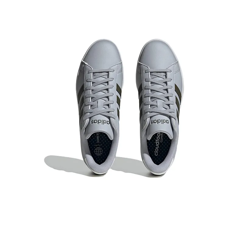 Grand Court Adidas Neo 'Halo Silver Shadow Olive'-2